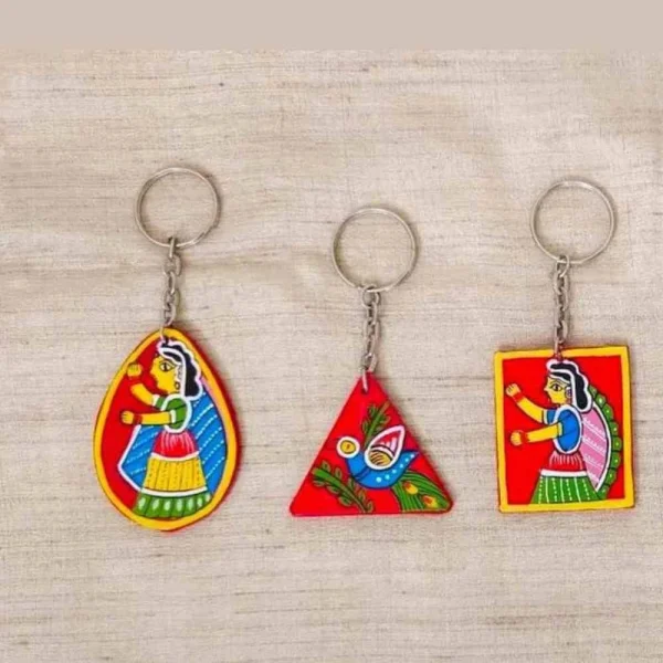 Tikuli Art Key Chain - Gift